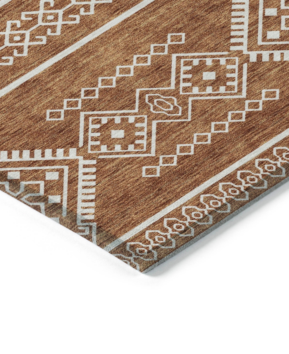 Addison Chantille Acn901 9'x12' Area Rug In Paprika