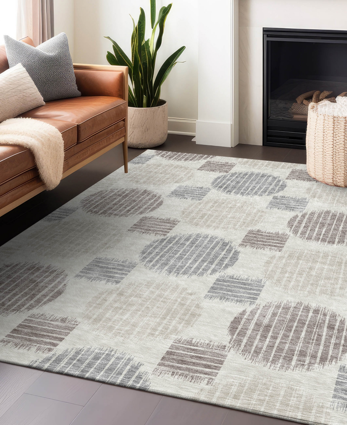 Addison Chantille Acn900 2'6"x3'10" Area Rug In Ivory