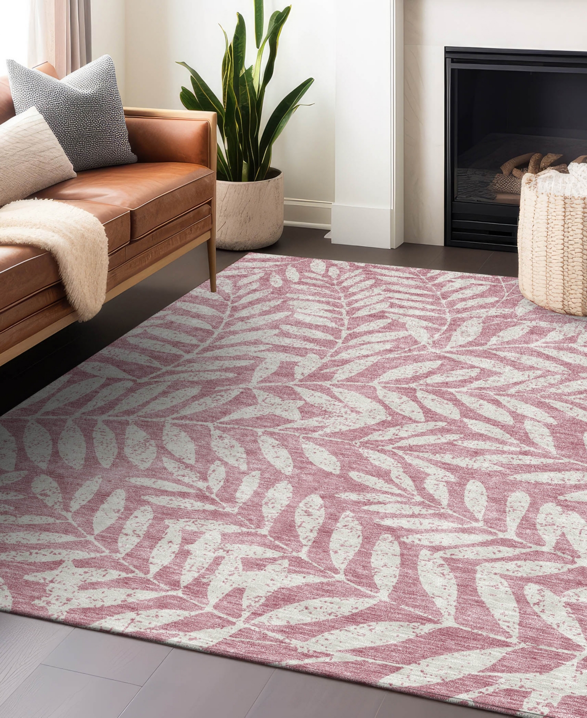 Addison Chantille Acn899 2'6"x3'10" Area Rug In Rose