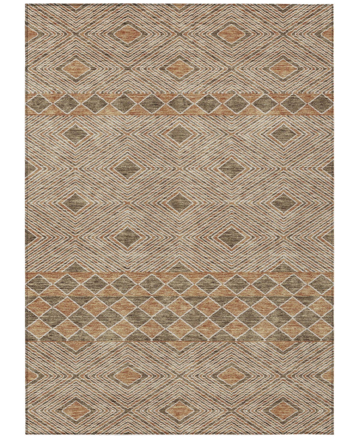 Addison Chantille Acn898 2'6"x3'10" Area Rug In Brown
