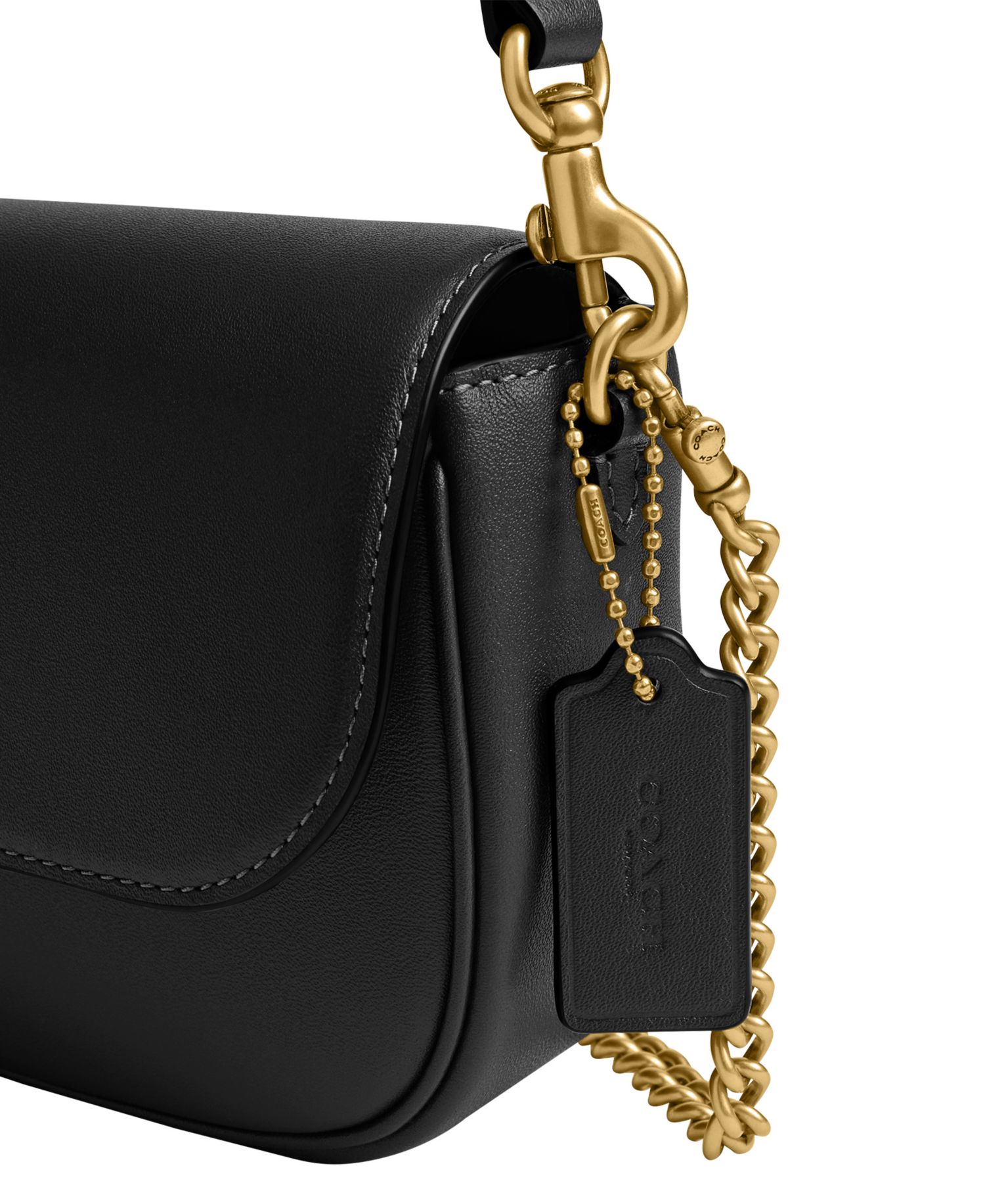Brook Small Leather Flap Slim Shoulder Bag