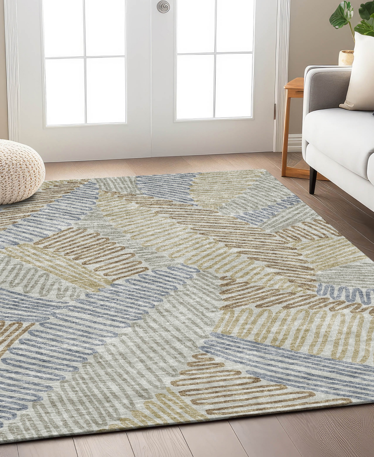 Addison Chantille Acn904 9'x12' Area Rug In Taupe
