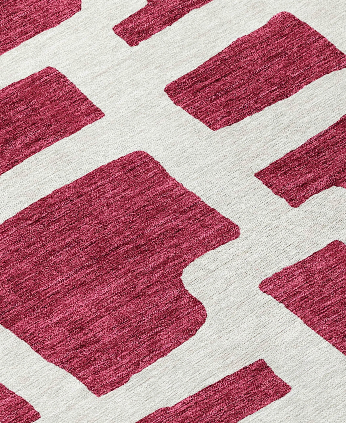 Addison Chantille Acn903 2'3"x7'6" Runner Area Rug In Cranberry
