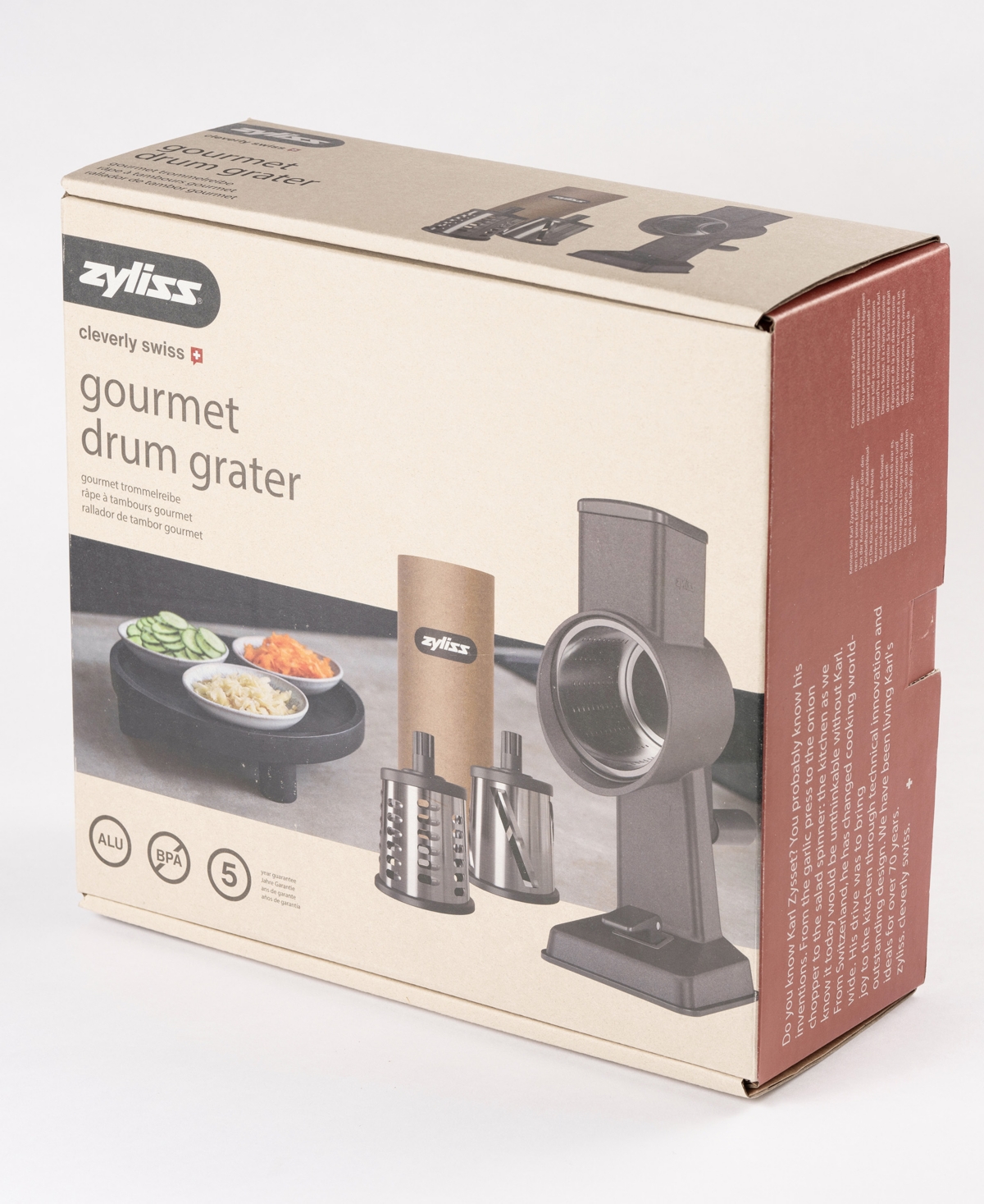 Zyliss Gourmet Set of 4 Drum Grater