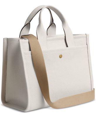 【COACH】Medium Bubble Leather Cargo Tote Bag COACH Medium Bubble Leather Cargo Tote Bag - Macy's