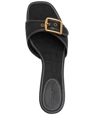 COACH Women's Margot Buckled Sandals