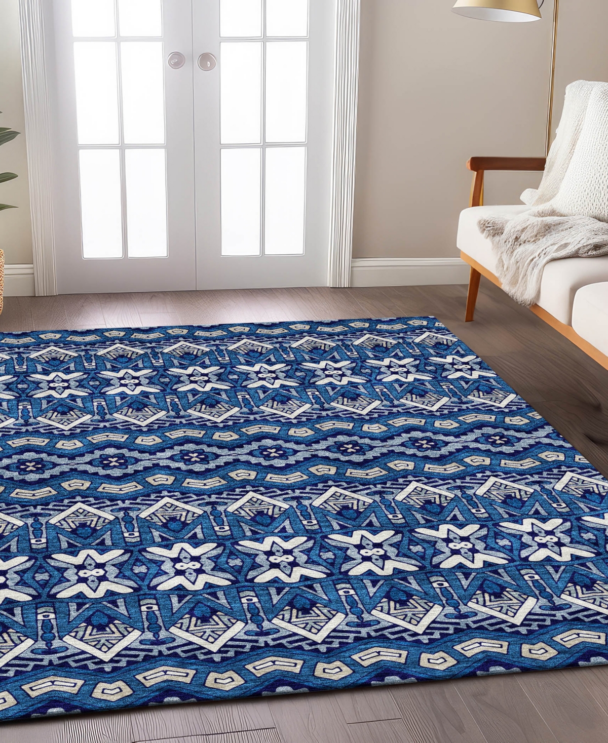 Addison Chantille Acn909 9'x12' Area Rug In Navy