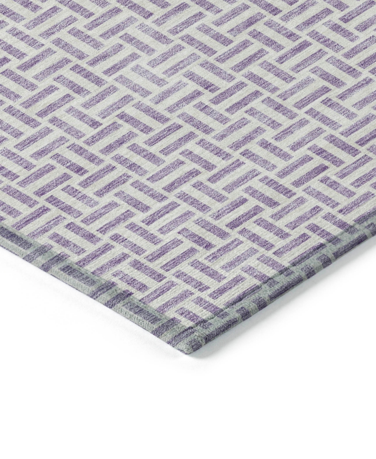 Shop Addison Chantille Machine Washable Acn911 5'x7'6" Area Rug In Lavender