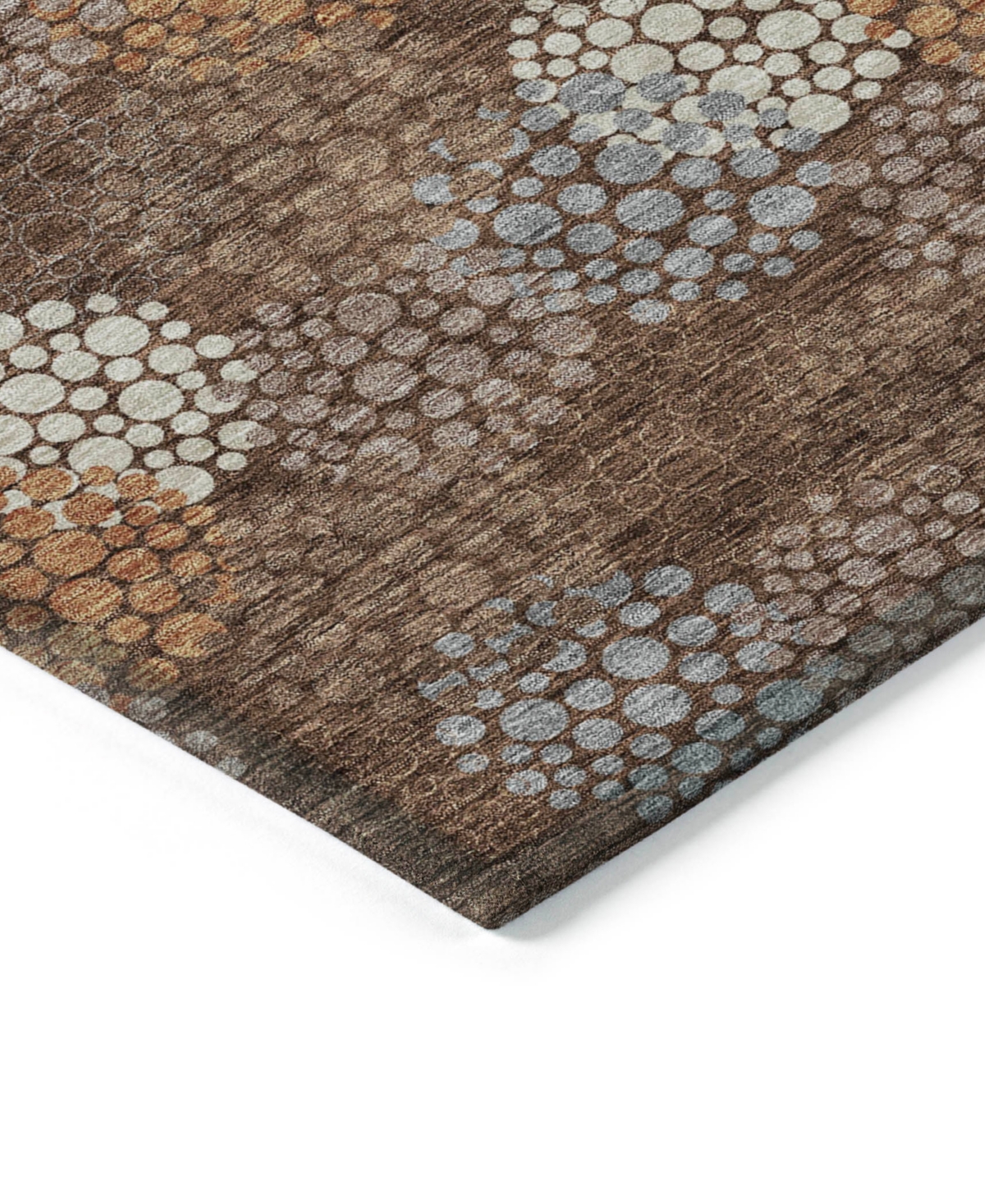 Addison Chantille Acn908 5'x7'6" Area Rug In Cocoa