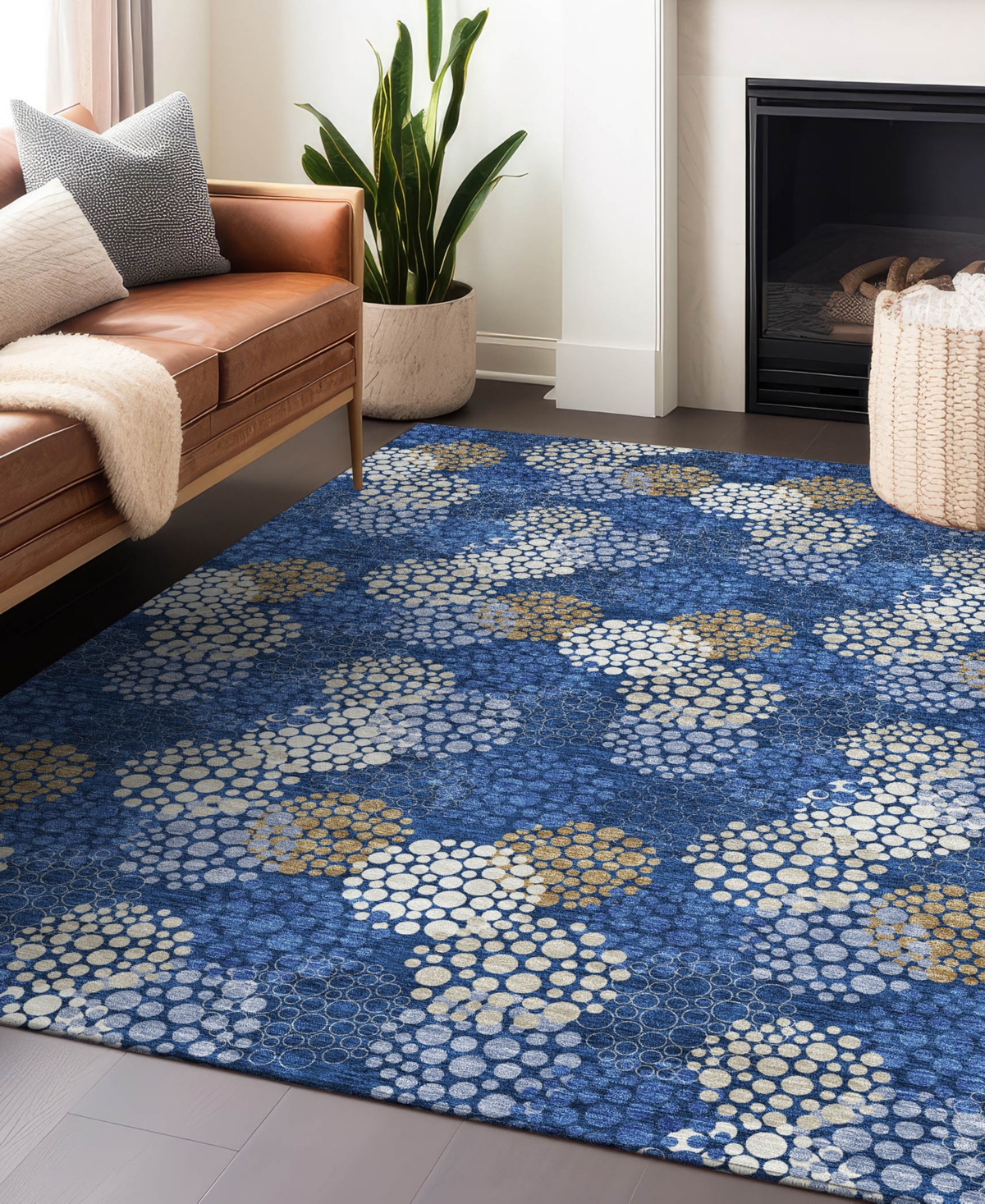 Addison Chantille Acn908 3'x5' Area Rug In Navy