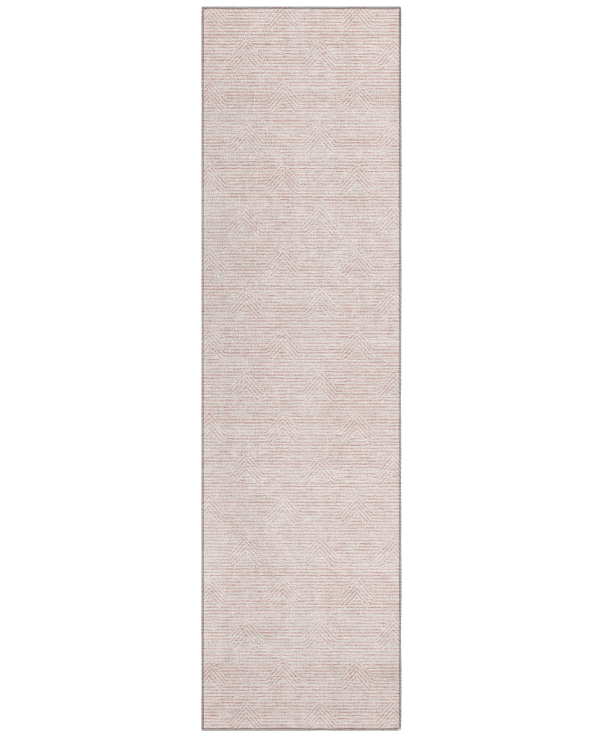 Addison Chantille Acn910 2'3"x7'6" Runner Area Rug In Pink