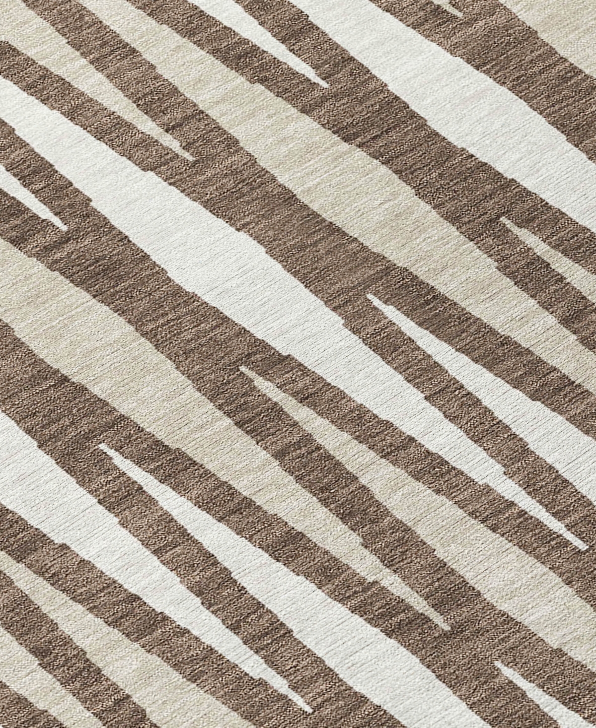 Addison Chantille Acn881 2'3"x7'6" Runner Area Rug In Brown