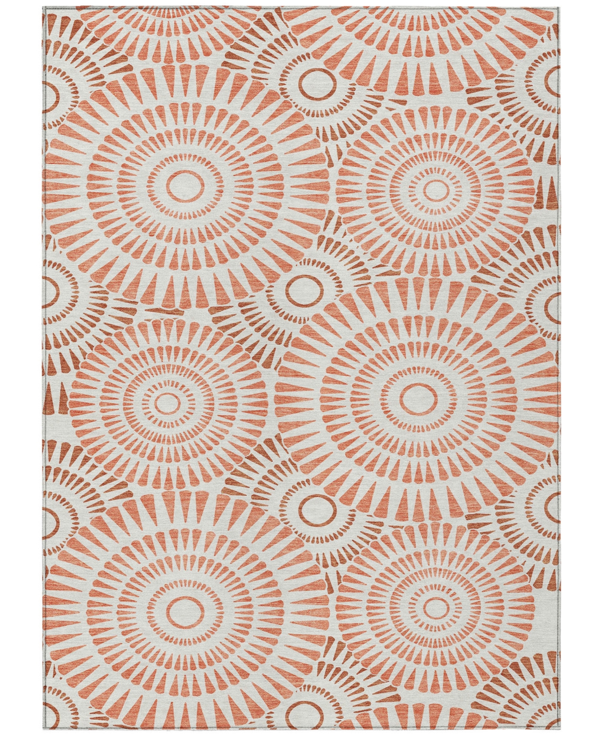 Addison Chantille Acn877 9'x12' Area Rug In Coral