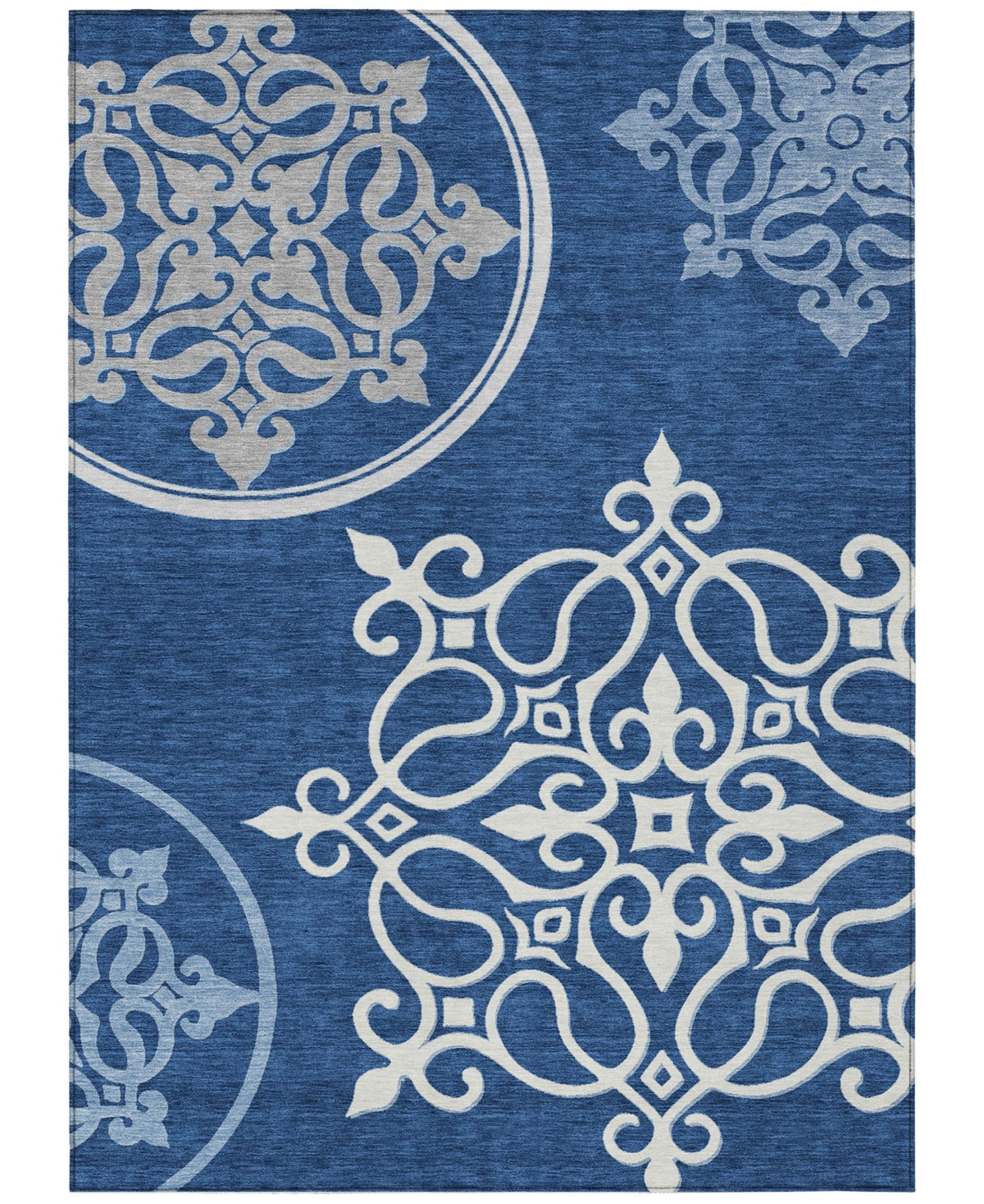 Addison Chantille Acn874 8'x10' Area Rug In Navy