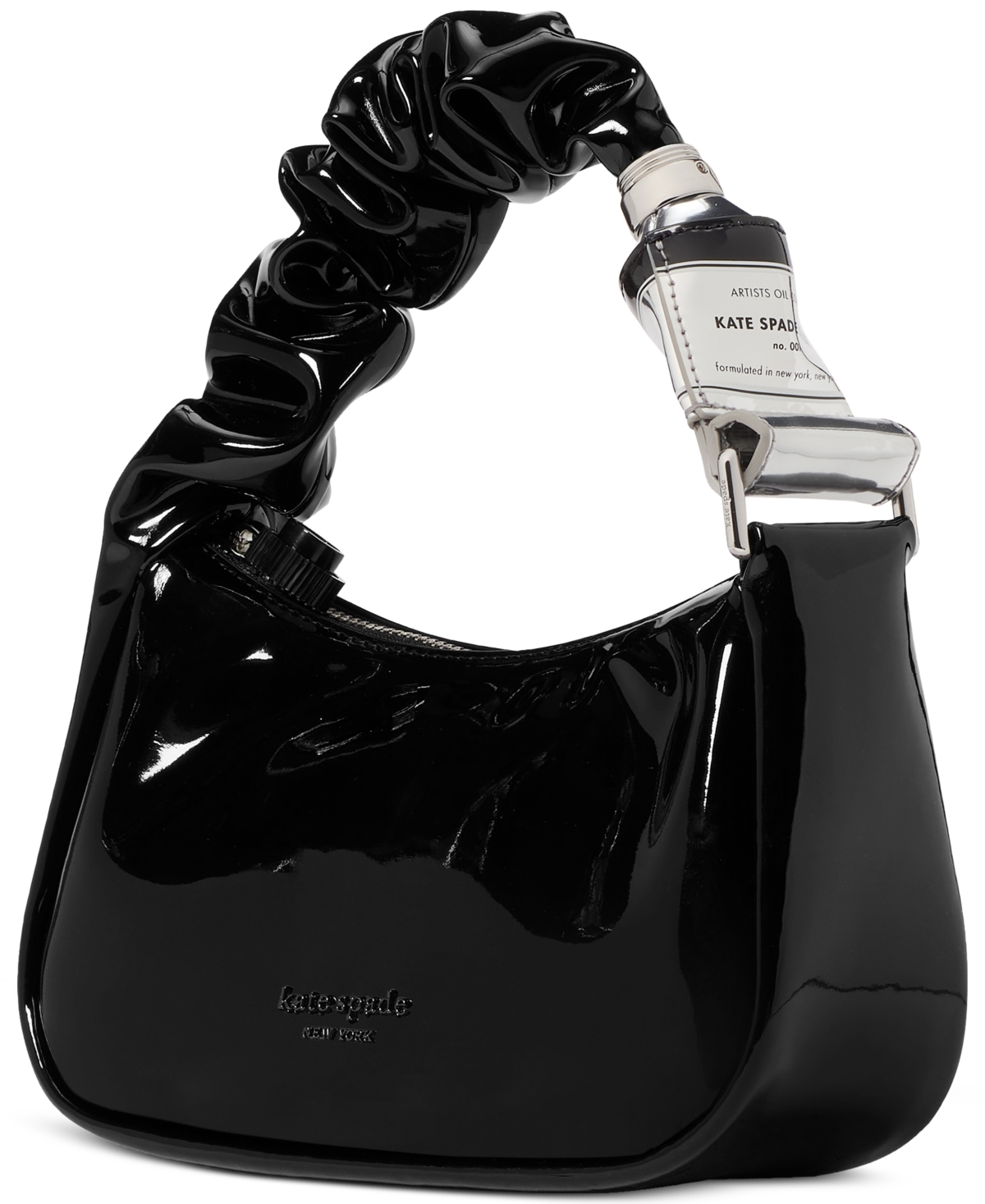 Shop Kate Spade Squeeze Small Satchel Bag In Black