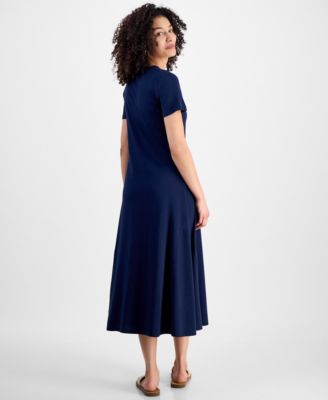 Petite T-Shirt Maxi Dress, Exclusively at Macy's