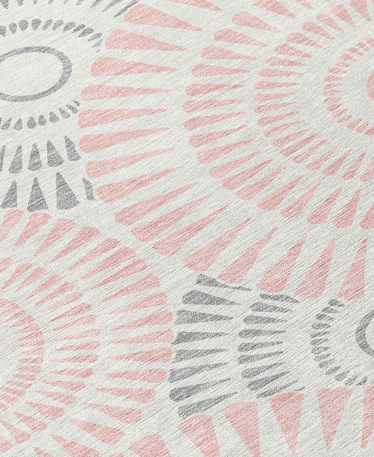 Addison Chantille Acn877 8'x10' Area Rug In Pink