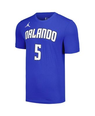 Men's Paolo Banchero Blue Orlando Magic 2022/23 Statement Edition Name and Number T-shirt