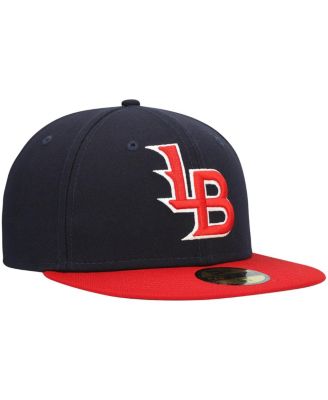 Men's Navy Louisville Bats Authentic Collection Team Alternate 59FIFTY Fitted Hat