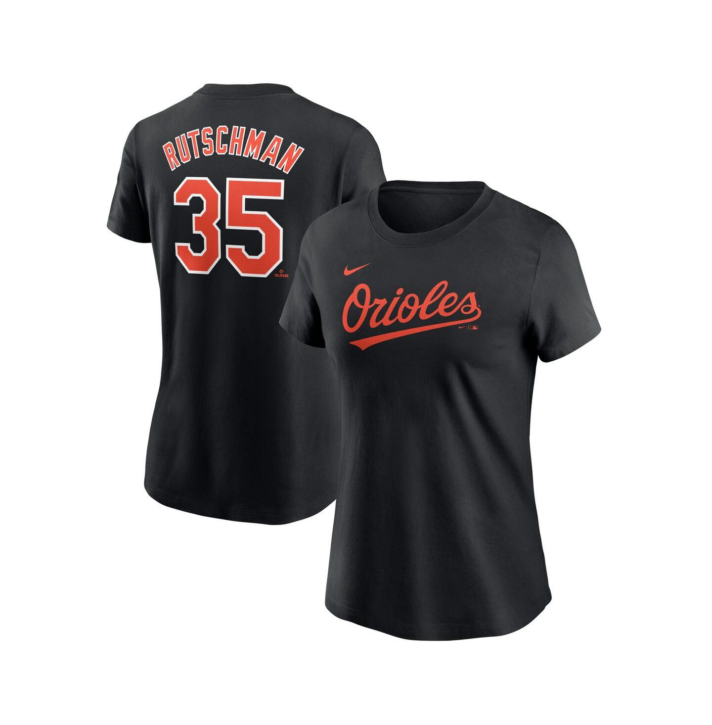 Женский топ Nike Adley Rutschman Black Baltimore Orioles Fuse Name & Number — фото 1