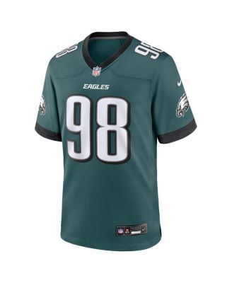 Men's Jalen Carter Midnight Green Philadelphia Eagles Team Game Jersey