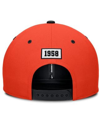 Men's Orange/Black San Francisco Giants Cooperstown Collection Pro Performance Snapback Hat