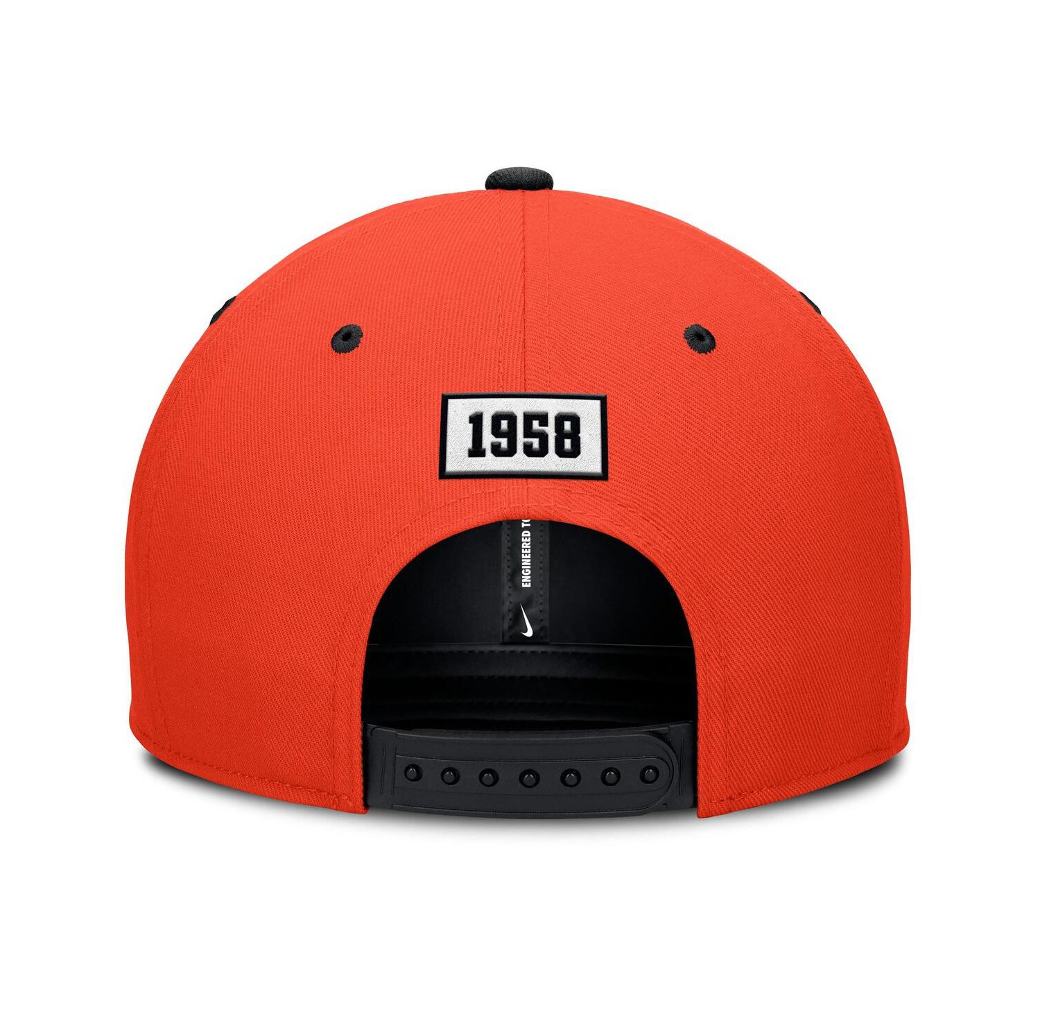 Men's Orange/Black San Francisco Giants Cooperstown Collection Pro Performance Snapback Hat