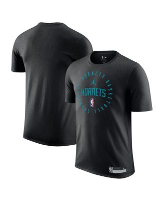 Jordan - Men's Black Charlotte Hornets 2024/25 Legend On-Court Practice Performance T-Shirt