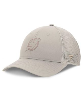 Fanatics - Women's Tan New Jersey Devils Authentic Pro Road Trucker Adjustable Hat