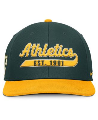 Men's Green/Gold Athletics Pro Performance Snapback Hat