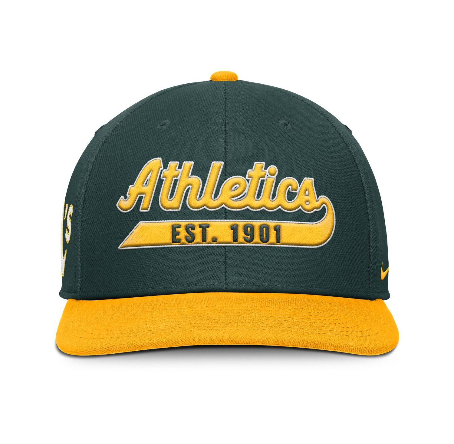 Men's Green/Gold Athletics Pro Performance Snapback Hat