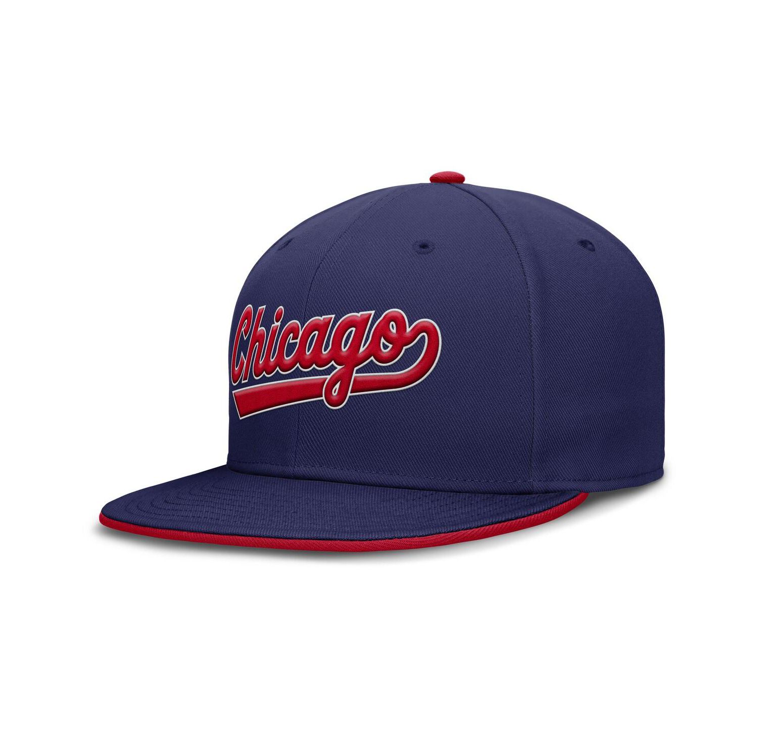 Men's Royal Chicago Cubs True Performance Fitted Hat