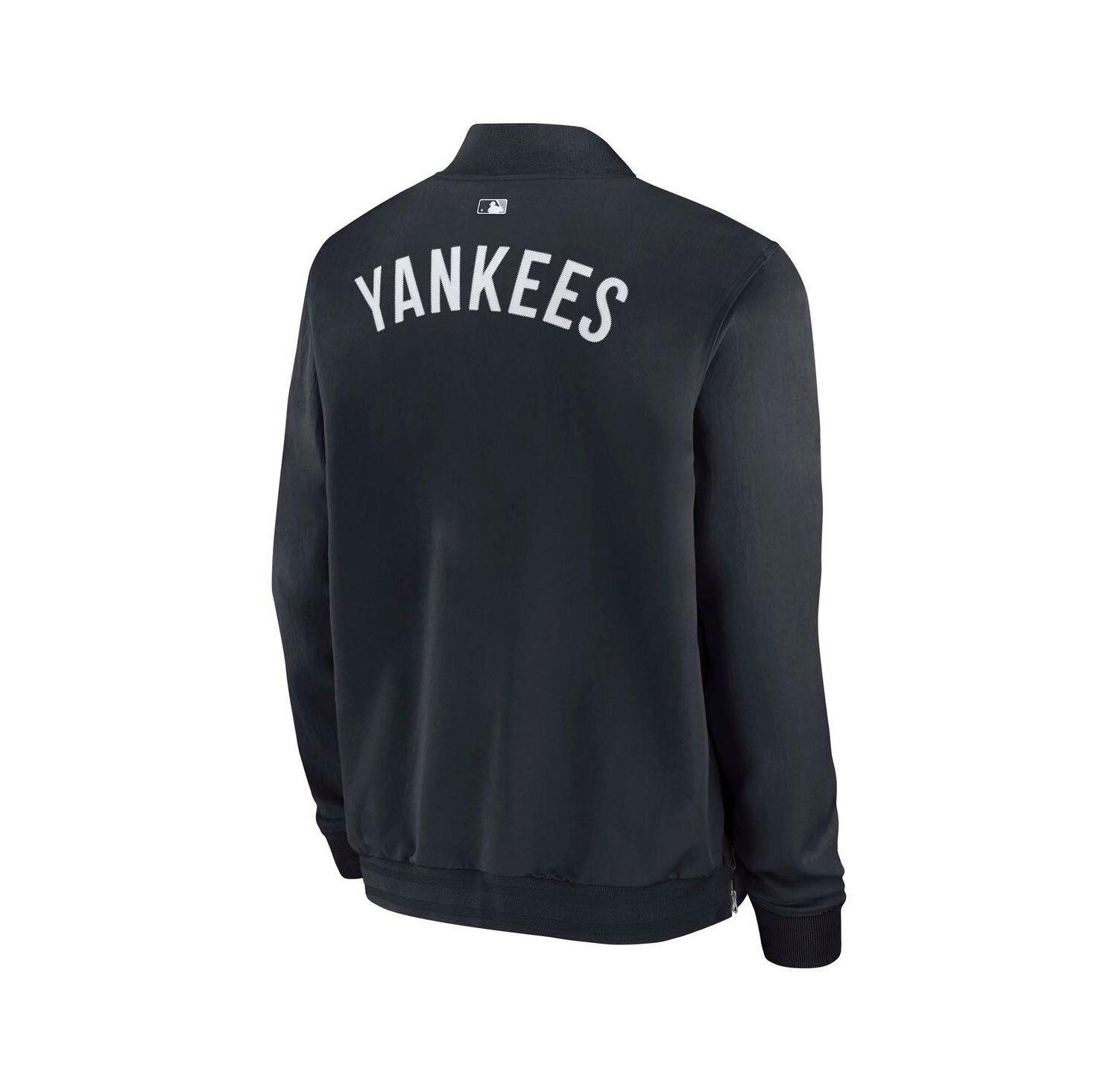Men's Navy New York Yankees Authentic Collection Dugout Full-Zip Bomber Jacket