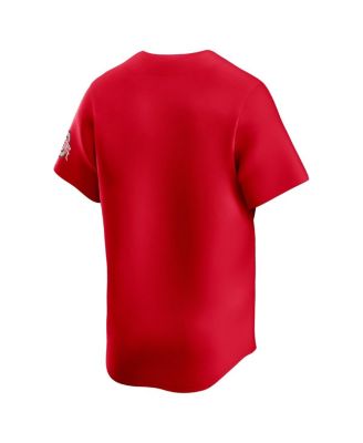 Men's Scarlet Ohio State Buckeyes College Limited Baseball Jersey