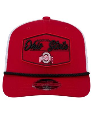 Men's Scarlet Ohio State Buckeyes 9SEVENTY Stretch-Snap Adjustable Hat
