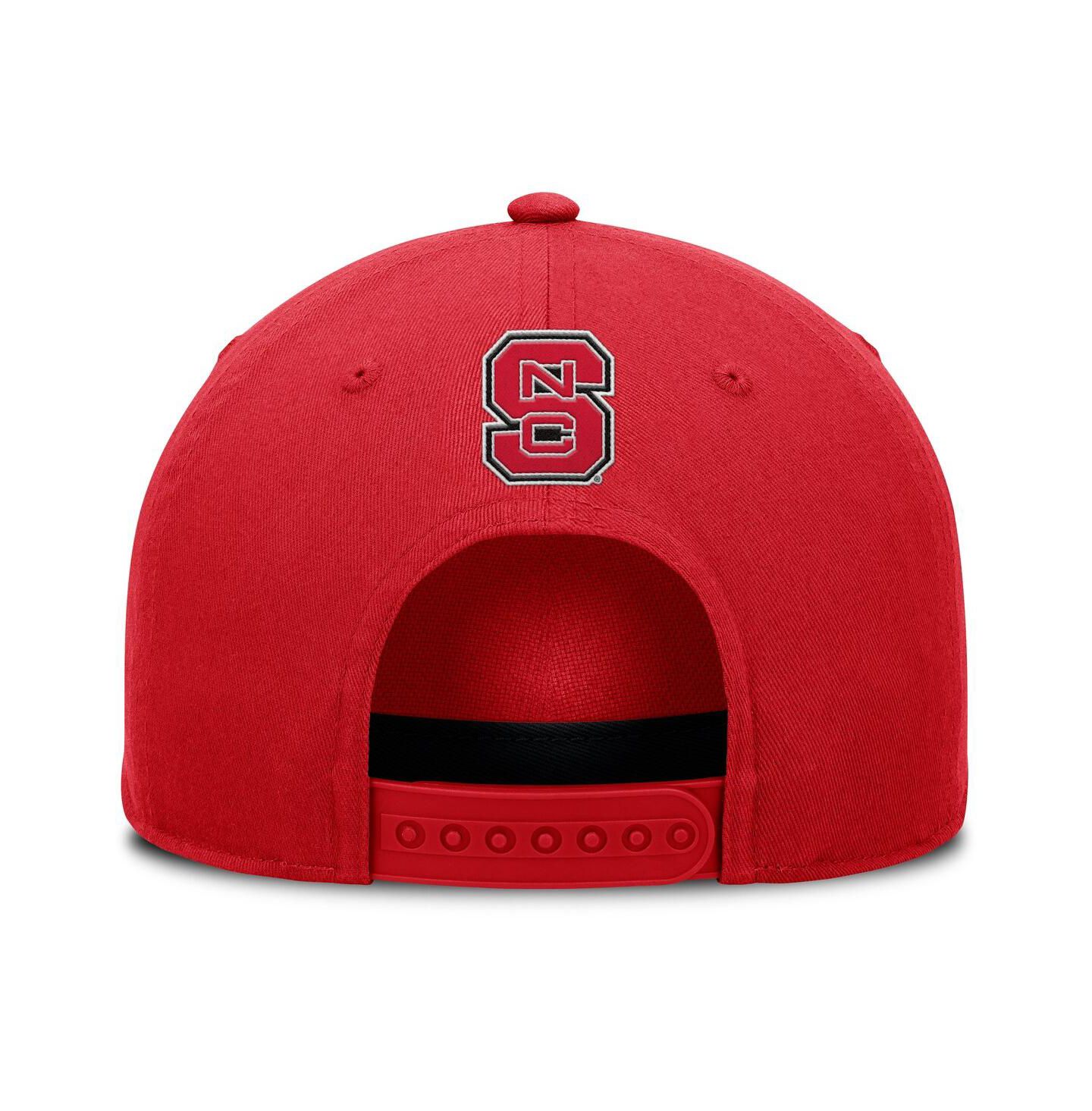 Мужская кепка Fanatics Red NC State Wolfpack Foul Ball Rope Adjustable Hat — фото 4