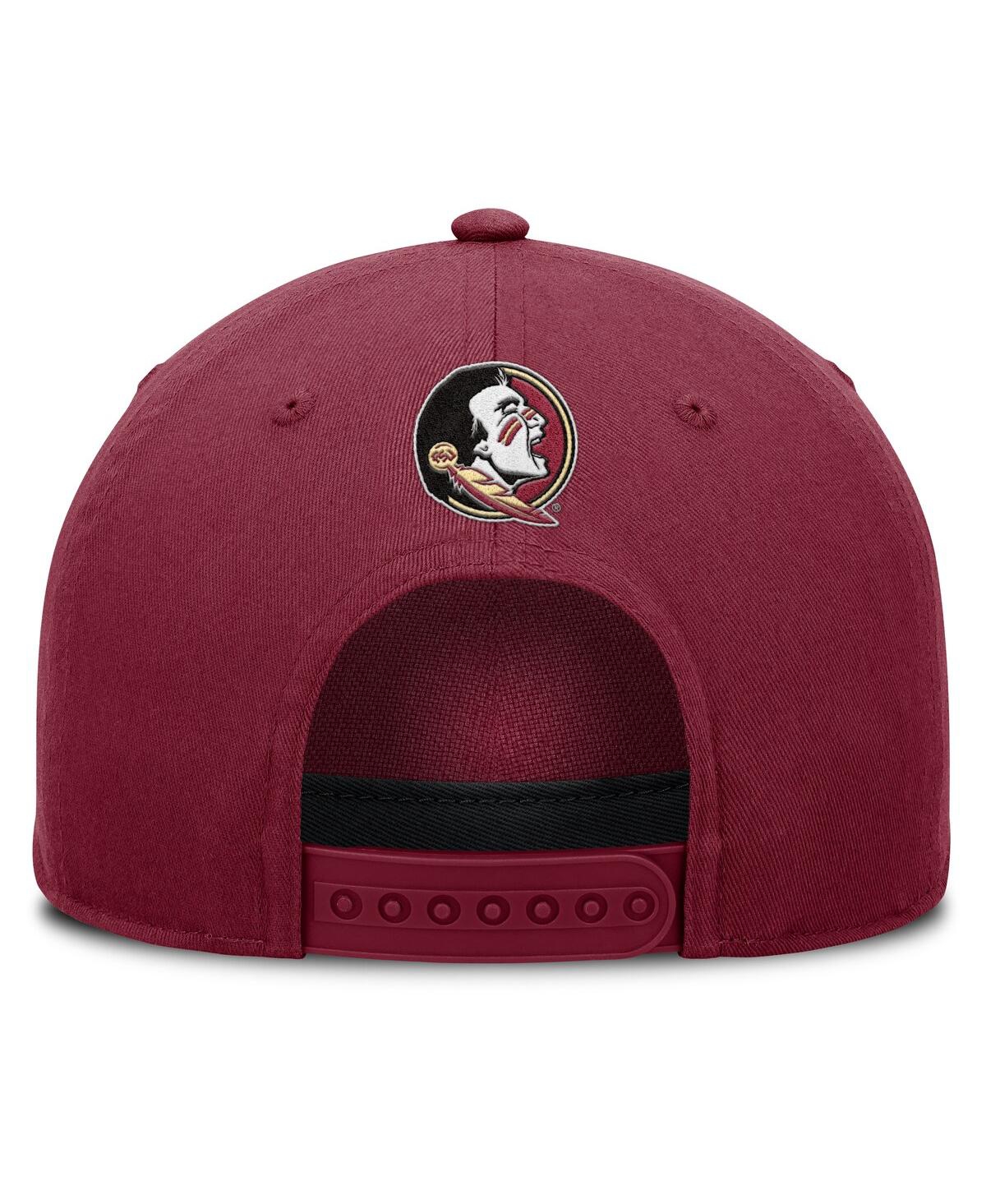 Fanatics Men's Garnet Florida State Seminoles Foul Ball Rope Adjustable Hat In Garnet