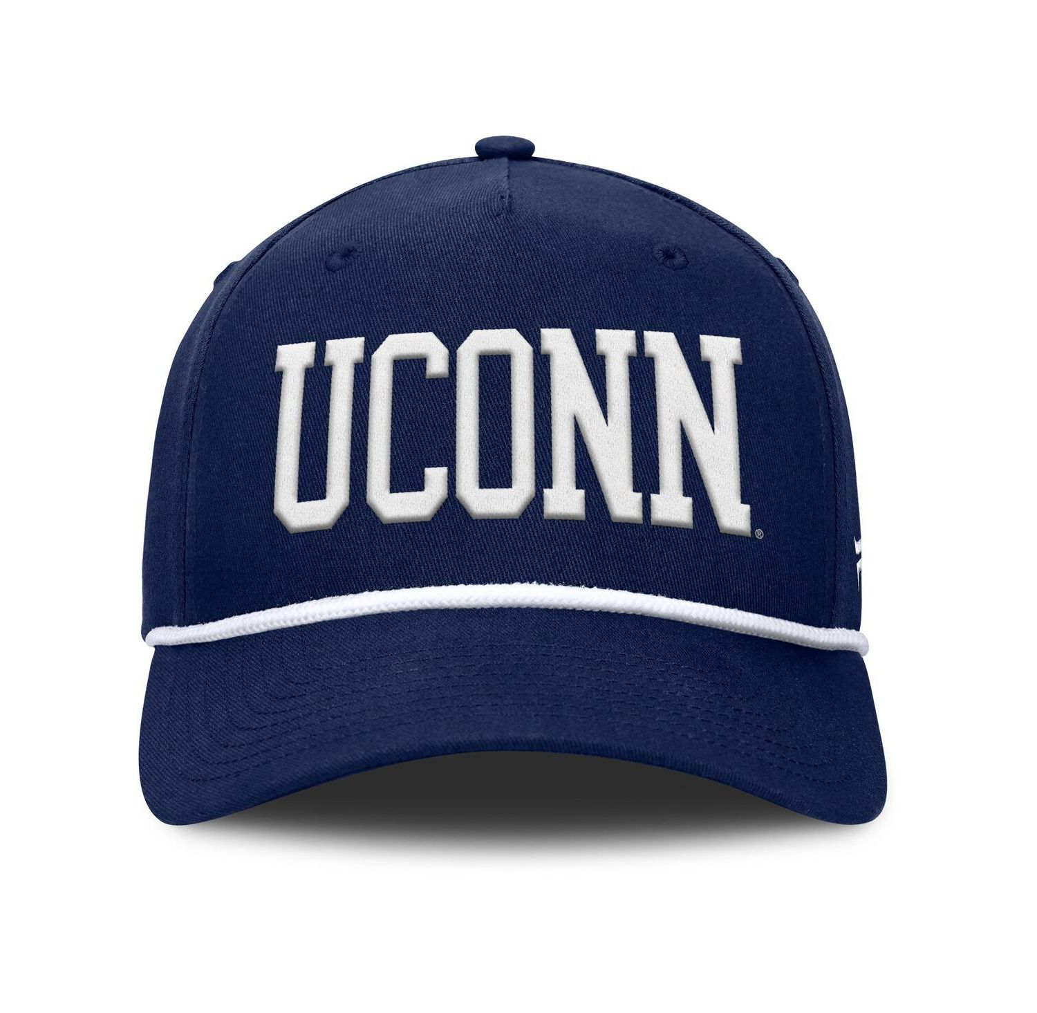 Men's Navy UConn Huskies Foul Ball Rope Adjustable Hat