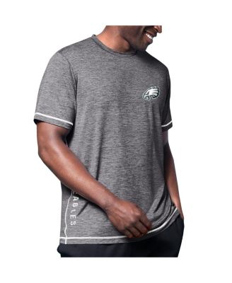 MSX by Michael Strahan - Men's Black Philadelphia Eagles Motion Space-Dye T-shirt