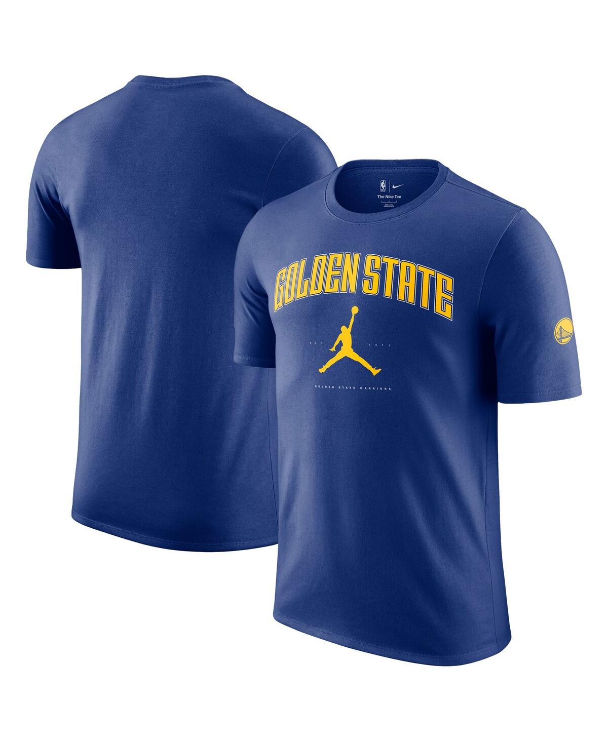 JORDAN MEN'S AND WOMEN'SÂ ROYAL GOLDEN STATE WARRIORS ESSENTIAL CITIES T-SHIRT 