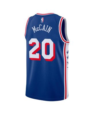 Men's Jared McCain Royal Philadelphia 76ers Swingman Jersey Icon Edition