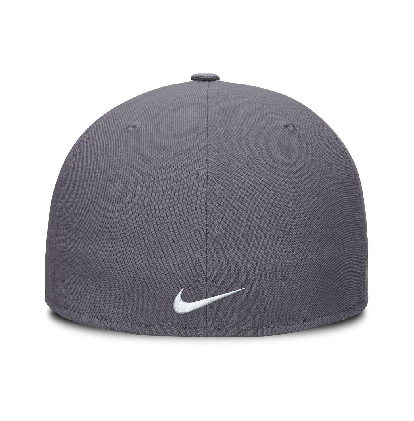 Мужская кепка Nike Gray Boston Red Sox Performance True Fitted Hat — фото 4