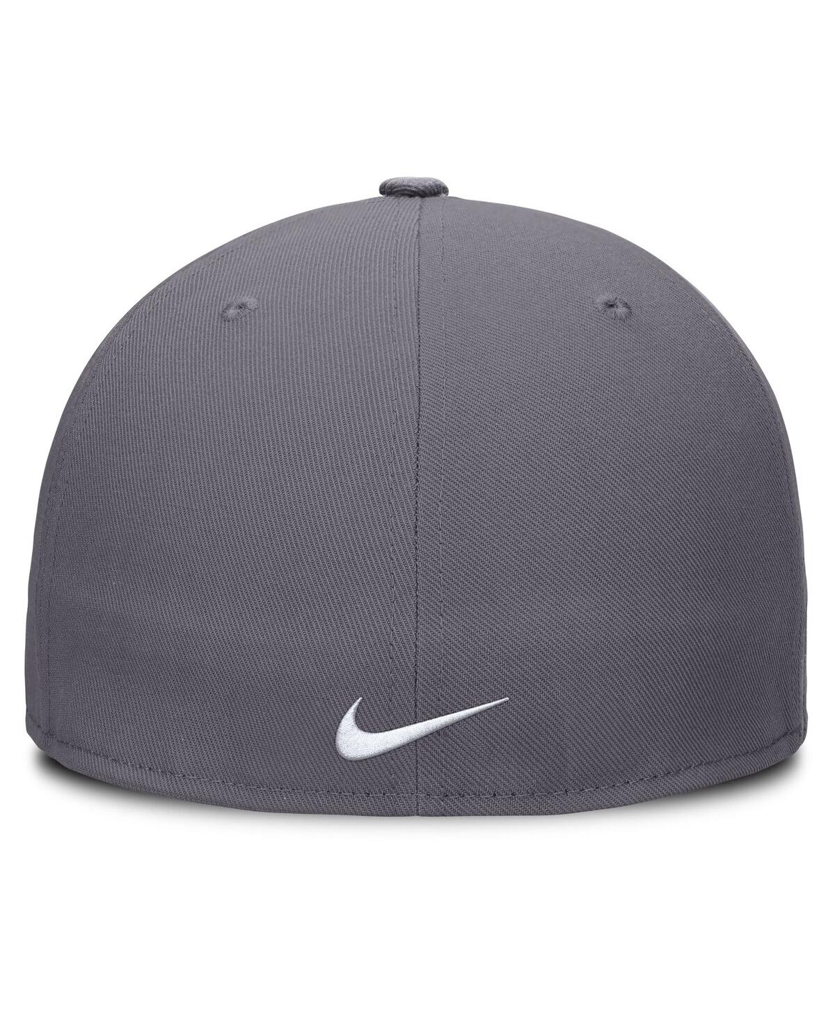 Nike Boston Red Sox Swoosh  Men's Dri-fit Mlb Hat In Gray