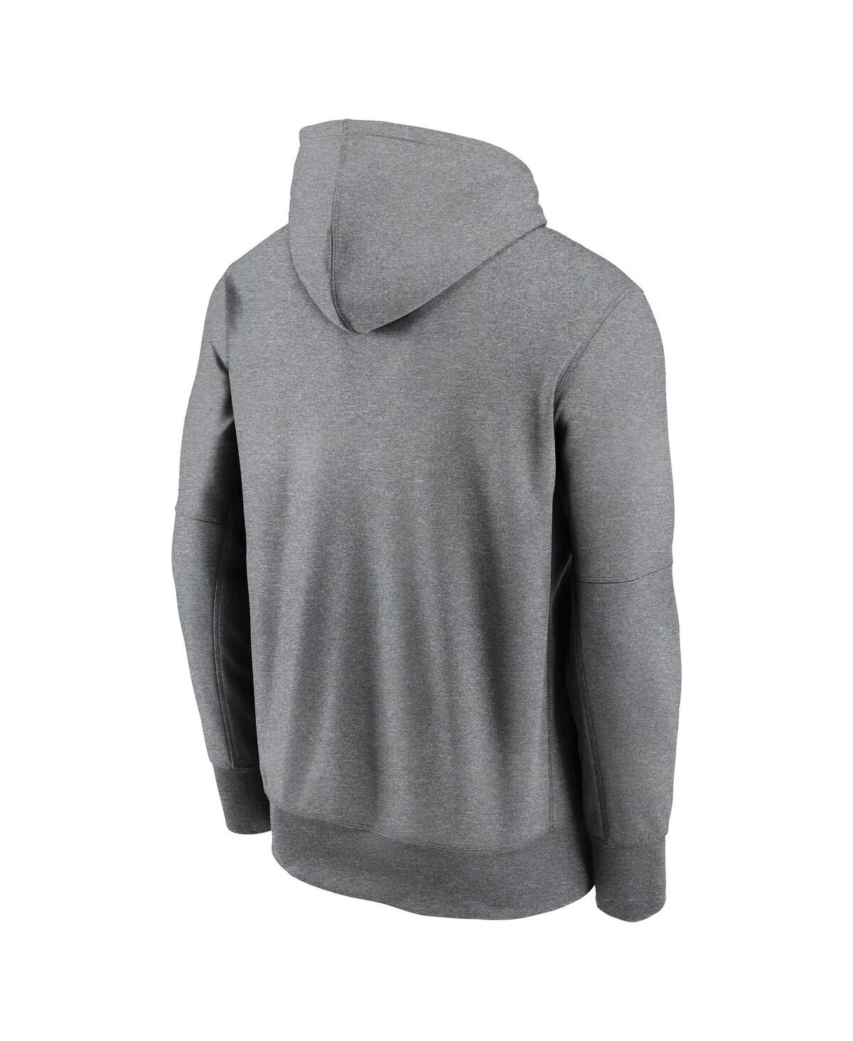 Nike Men's Heather Gray Philadelphia Eagles Performance Fleece Pullover Hoodie