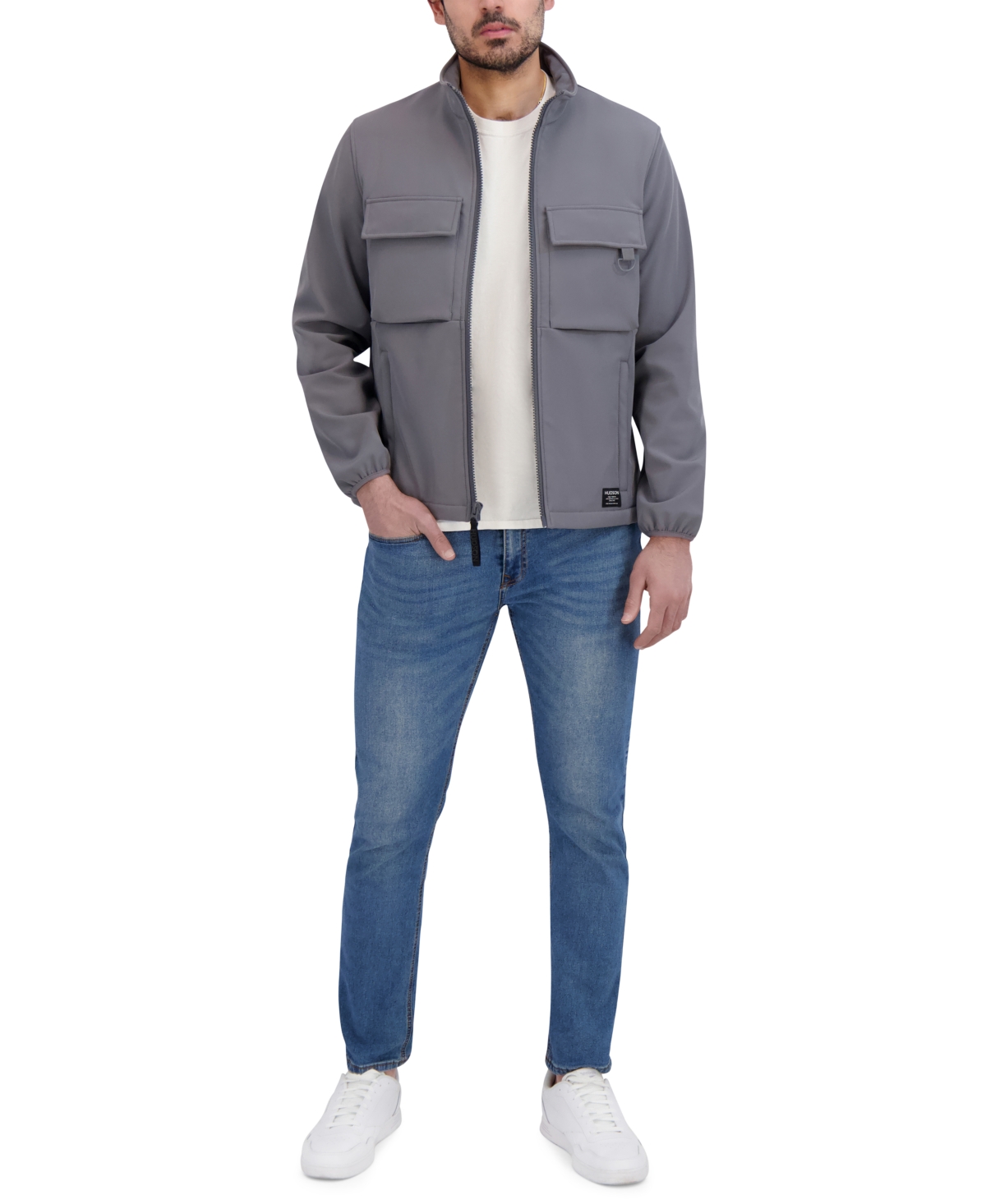 Men's Soft Shell Utility Jacket - Tan