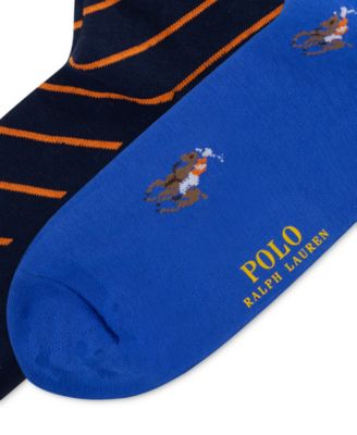 Men's 2-Pk. Knit-In Pony Slack Socks