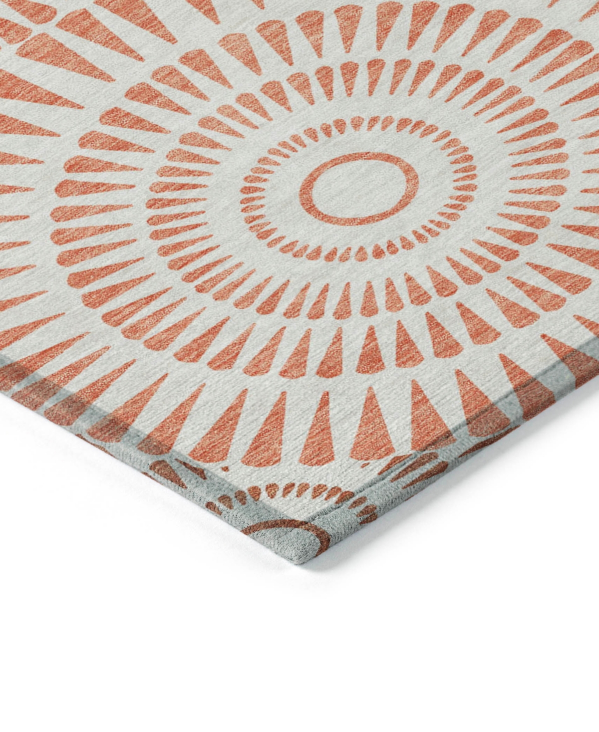Addison Chantille Acn877 2'6"x3'10" Area Rug In Coral