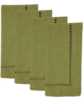 Laser-Cut Hemstitch Napkin, Set of 4