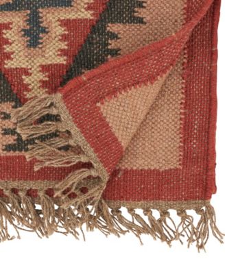 Ethnic Weave Kilim Table Runner, 16" x 72"