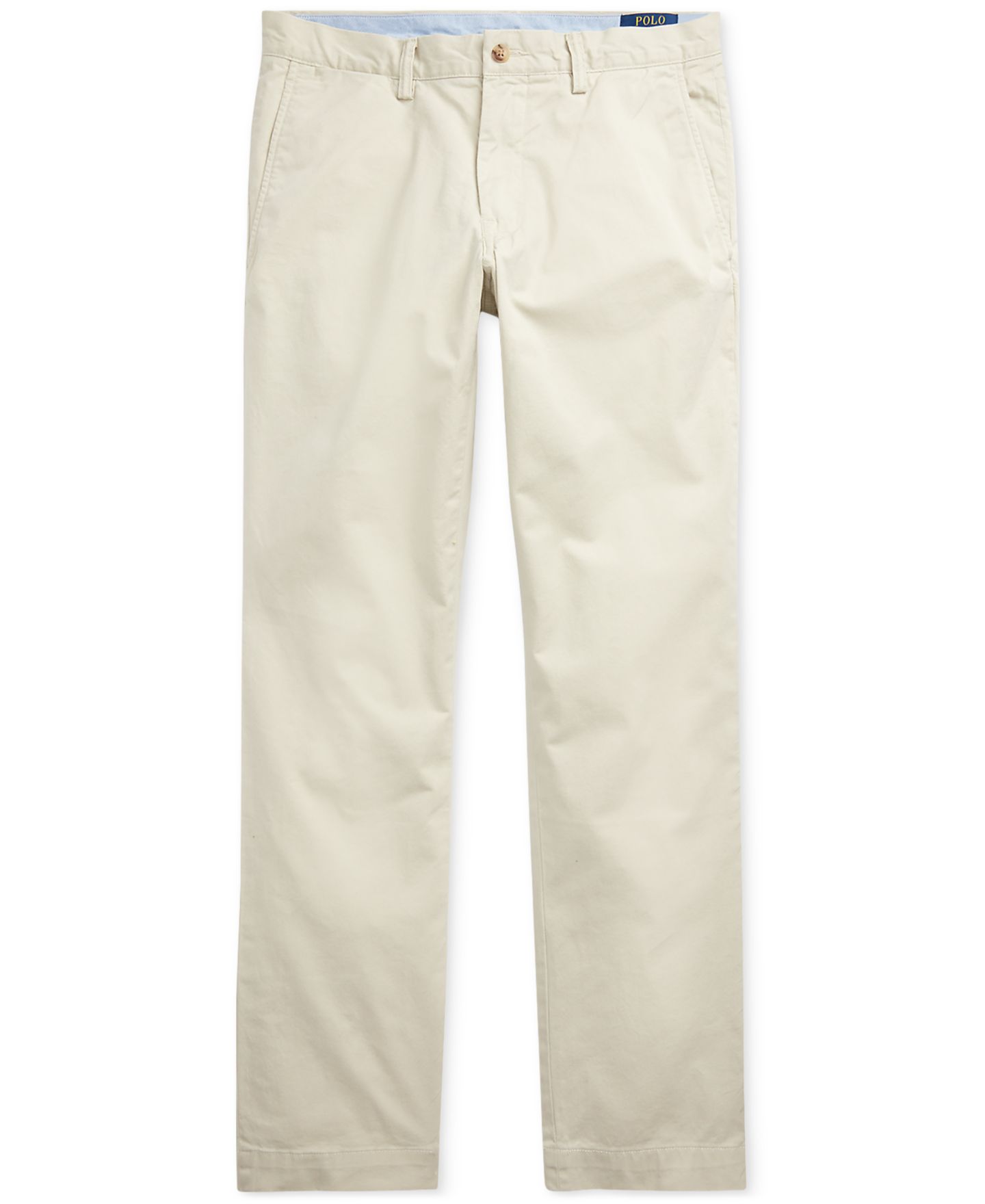 Мужские брюки Polo Ralph Lauren Slim-Fit Stretch Chino, цвет: Серо-бежевый — фото 9
